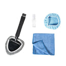 New Microfiber Cloth Windscreen Car Van Glass Cleaner Demister Detachable Handle