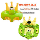 Creative Cartoon Baby Sofa Cover Learn to Sit Seat Feeding Chair Case (B) A