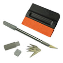 Car Wrapping Tools Kit Vinyl Squeegee Felt Scraper Pro Cutter Razor Window Tint