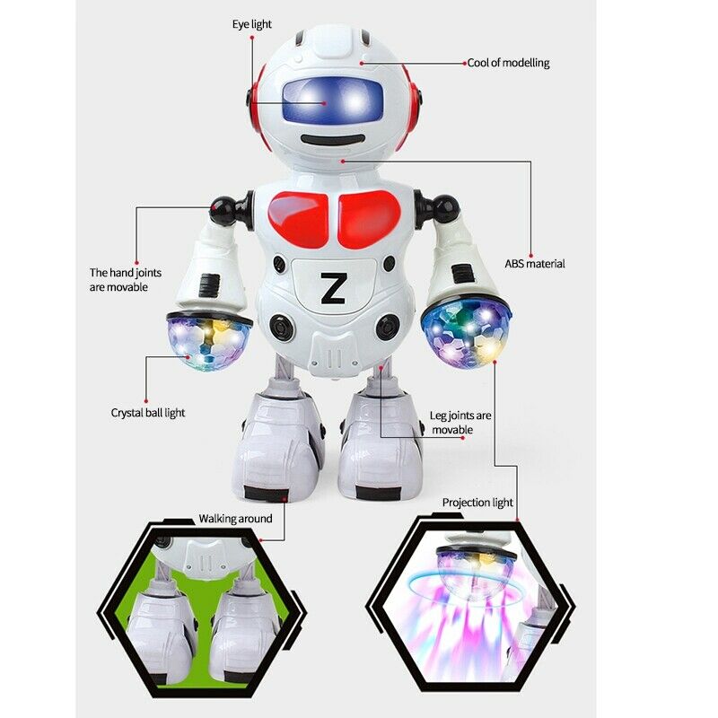 Singing and Dancing Robot Toys Xmas Gifts for Boys and Girls,Robot Kids ToddW6P9