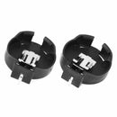 2 Pcs CR2450 Coin Cell Button Battery Socket Holder Case 2 Pins Black G7U7