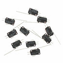 10 x Micro Limit Switch Long Straight Hinge Arm SPDT Snap Action LOT J9H5