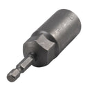 6Pcs 6mm-17mm 80mm Length Extra Deep Bolt Nut Bit Set Metric 1/4 6.35mm Hex