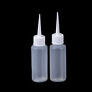 2pcs 50ml Empty Dropper Squeezable Liquid Bottle Plastic Drop Bottles Needle  Z