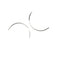 10Pcs Metal 8*28 Corner Medical Needle Suture Surgical Tool Double Eyelid  CGH,a