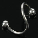 Stainless Steel Flexo Twist Helix Cartilage Ring Earring Piercing Lots Silv