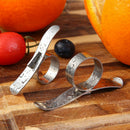 1pc Orange Peelers Stainless Steel Fruit Skin Parer Peeling Lime Lemon Opene Ew