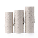 Fashion Leather Makeup Brush Storage Case Empty Holder Organizer (Beige M) A