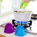 2pcs Silicone Hot Pot Holder Oven Pinch Mitt Glove Protective Finger Grip