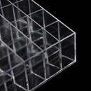 Clear 24 Makeup Lipstick Cosmetic Storage Display Stand Racks Holder OrganizeME
