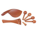 Jujube Violin Parts Chinrest Drawplates Knob Tailpiece and Pegs for 3/4 4/4