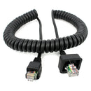 Hand Mic Speaker Microphone Cable Wire 8 Pin for Kenwood Radio KMC-32 FT