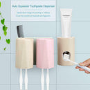 Auto Squeezer Toothpaste Dispenser Toothbrush Holder Rack Tooth Mugs Kits