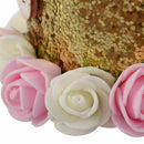 Flower Headband Princess Crown Birthday Crown Headdress Baby Shower Kids Bi K2K1