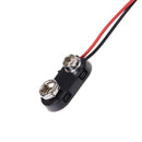 10 x PP3 9V Battery Connector Clip Hard Wearing ABS Tinned Wire Leads 150mm JR