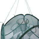 5 Holes Automatic Fishing Net Shrimp Cage Nylon Foldable Crab Fish Trap Cas