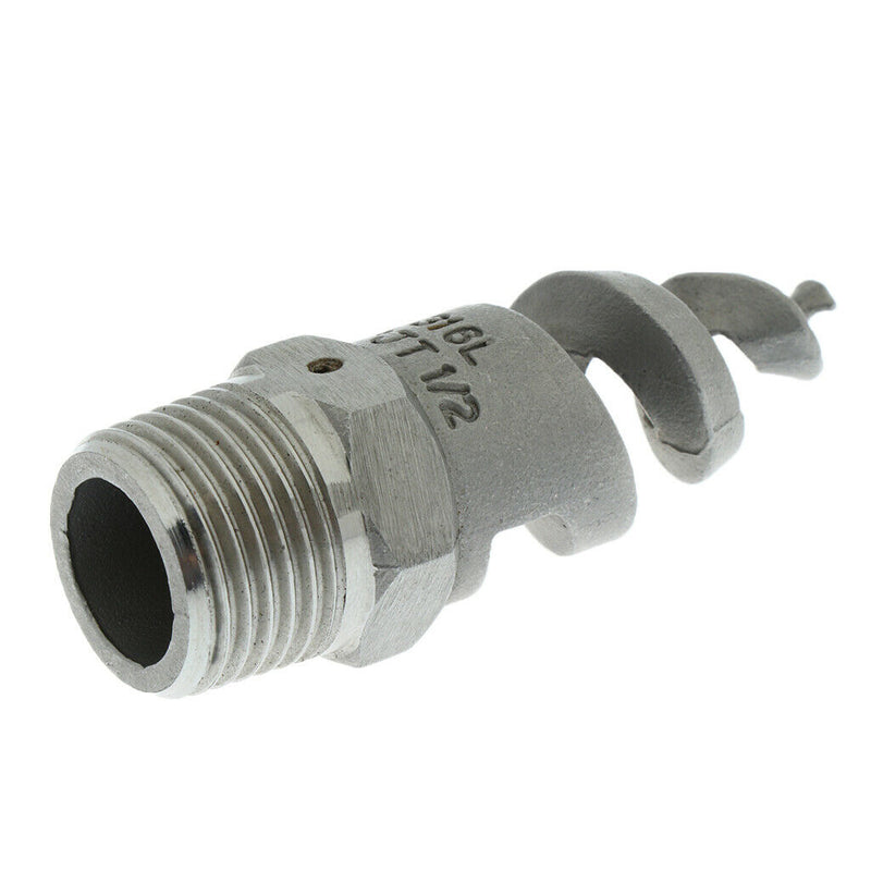 1/2 inch Stainless Steel Spiral Cone Atomization Nozzle Industrial Dust Remove