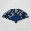 Chinese Summer Folding Hand Fan Fabric Flower Floral .Party G7M2 Favor S0B6 E7E2