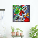 Full Round Drill Picture DIY Costume Dog Diamond Painting Poster (W569)