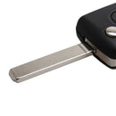 3 Buttons Complete Remote Car Flip Folding Key For Peugeot 307 407 308 607