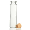 10 Pcs 20ml Mini clear wishing Bottle Message Glass Vial With Cork Home Dec