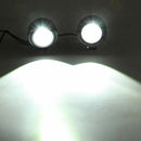 2Pcs New Motorcycle Headlight Spot Fog Lights Head Lamp White LED Front 12-80V