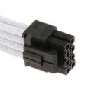 PC 8-pin(4+4pin) CPU Sleeved Extender Cable Power Extension Wire White (30cm)