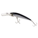 Minnow Fishing Lure Hard Baits Crankbait Hook Tackle Lure Treble Hook Black
