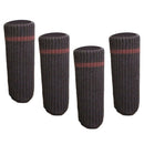 8Pcs fit Girth 9-18cm Hardwood Floor Slider/Chair Leg Socks ~Brown