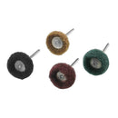 80Pcs/Set Mini Brush Scouring Pad Abrasive Wheel Nylon Fiber Grinding Sandi