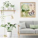 5D DIY Diamond Painting Flower Butterfly Full Round Embroidery Kit (LG122) A