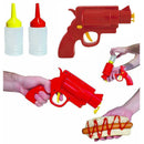 Portable Sauce Squeeze Bottle Salad Condiment Dispenser Durable 200ML for BBQ