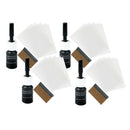 4x Auto Glass Nano Repair Tool Car Window Glass Cracks Chips Repair Recovery Kit