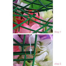 Artificial silk flower wall, DIY wedding home street decoration - light pin W1M6