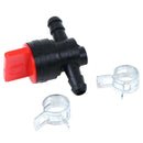 In-Line Straight Fuel Gas Shut Cut Off 1/4" Valve Petcock Motorcycle CutTEUS