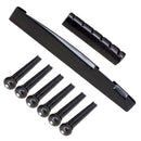 Acoustic Folk Guitar Bridge Endpins+Saddle+Nut Luthier Spply, Black