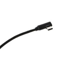 Brand New Durable Braided 90 Degree Right Angle Fast Data Charger Cable black