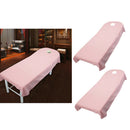 2x Extra Soft Solid Color Massage SPA Bed Table