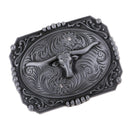Fashion Western Cowboy Long Bull Horn Rodeo Belt Buckles Large for Men Gift
