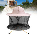 Beekeeping Equipment Adjustable Anti Bee Cap Face Net Outdoor Fishing Neck Cover