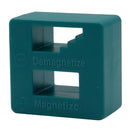 Set Of 2 2-in-1 Demagnetizer Magnetizer Screw Bit  Tools Blue/Green