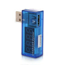 Car Auto Blue USB charging voltage voltmeter DC voltage detector 3-7.5V