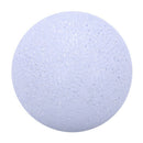 White Plastic Crystal Ball Design Change Colorful Light LED Lamp 4.7" Dia