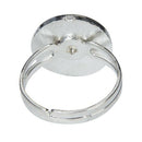 Ring of mood change of color size adjustable shape of face of smile L2E1