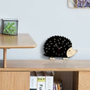 Hedgehog Wall Clock Wooden Animal Clocks Living Room Bedroom Office Decor W