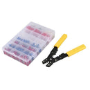 Mini Pliers Electrical Wire Crimping Tools Tubular Terminals Box Kit 1000Pc G4B2