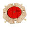 1x Wooden Train Track Turntable Accessories Fun Play Toys Gift Educational