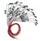20Pcs Painted LED Lamppost Wire Courtyard Lights 1/150 HO for Roadway Scene