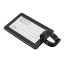 Portable Secure Travel Suitcase ID Luggage Handbag Large Tag Label (Yellow+ K7M5