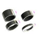 4PCS Full Carbon Fiber Bicycle Spacer Cycling Washer Bike Bicycle Stem Space S3C